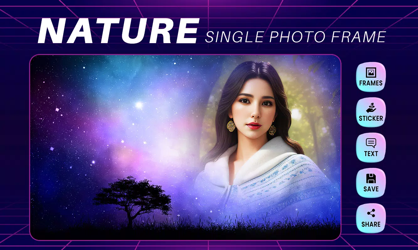 Nature Photo Frame and Editor Screenshots