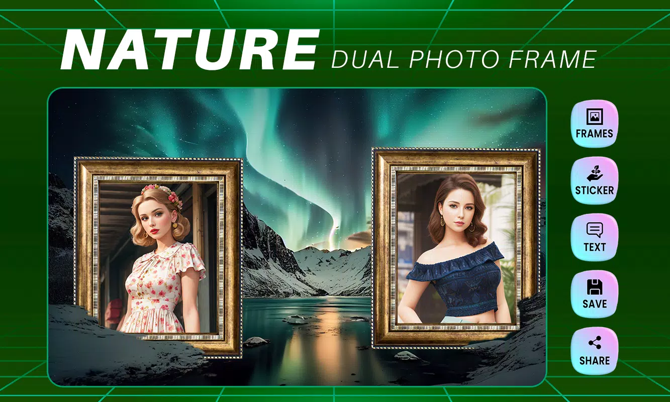 Nature Photo Frame and Editor Screenshots
