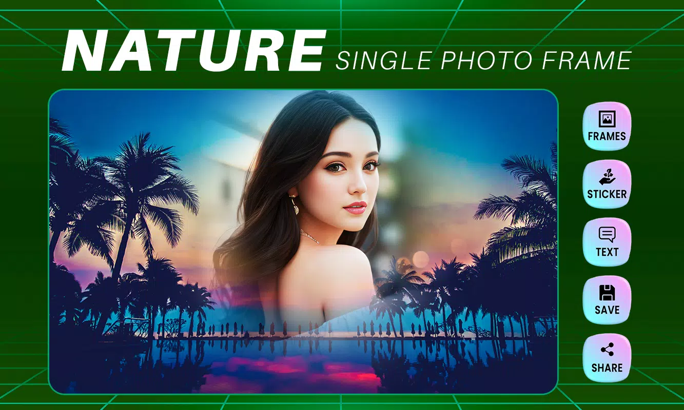 Nature Photo Frame and Editor Screenshots