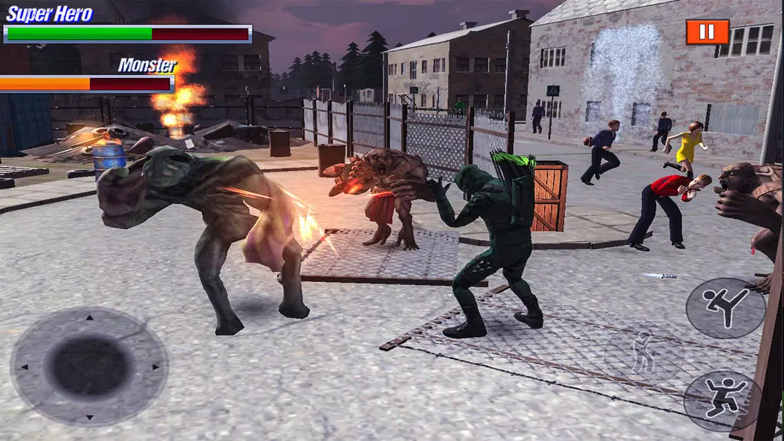 Tangkapan layar Super Hero Fight in City