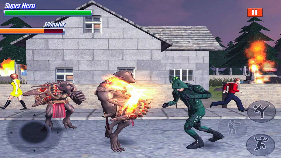 Tangkapan layar Super Hero Fight in City