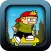 Cartoon Skate-boarding City Kid Pro