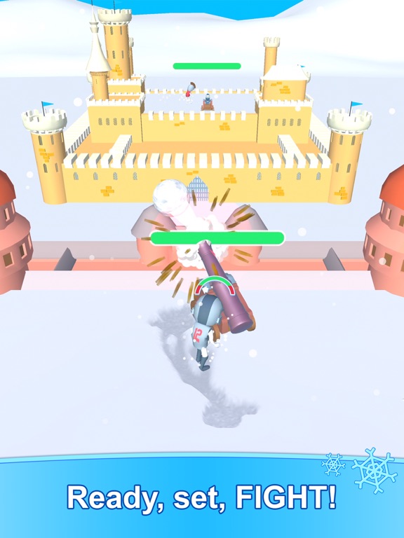 Ảnh chụp màn hình của Fort Castle Snowball Cannon iPad 