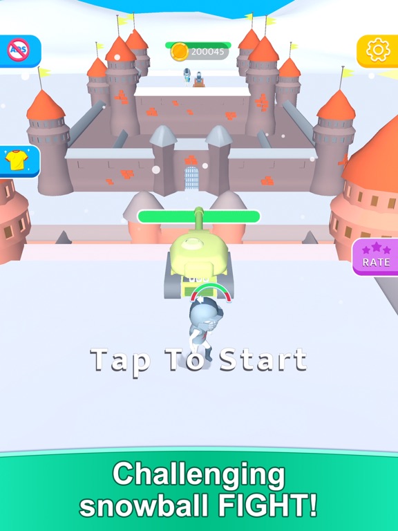 Ảnh chụp màn hình của Fort Castle Snowball Cannon iPad 