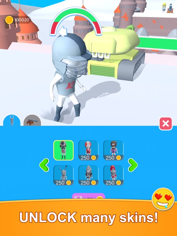 Ảnh chụp màn hình của Fort Castle Snowball Cannon iPad 