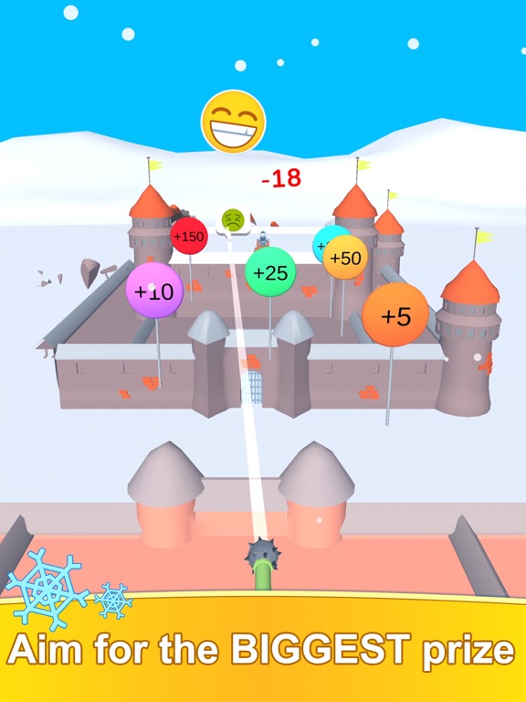 Ảnh chụp màn hình của Fort Castle Snowball Cannon iPad 