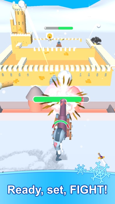Ảnh chụp màn hình của Fort Castle Snowball Cannon