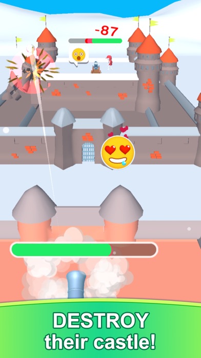 Ảnh chụp màn hình của Fort Castle Snowball Cannon