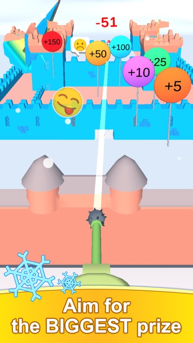 Ảnh chụp màn hình của Fort Castle Snowball Cannon
