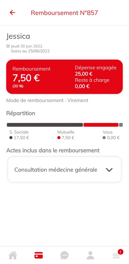 Espace adhérent MBA Mutuelle Screenshots