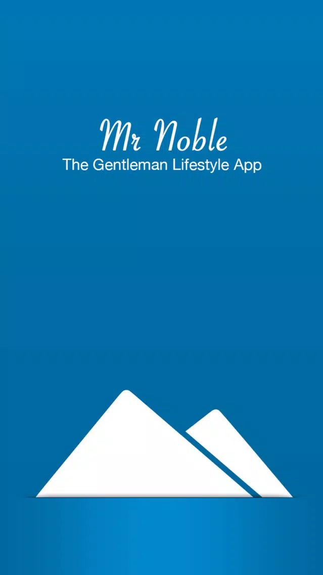 Mr. Noble - The Gentleman Lifestyle App Screenshots