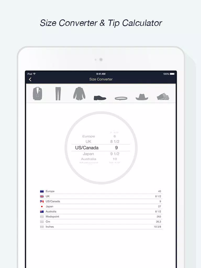 Gentleman Tools - How to Tie a Tie, Size Converter, Dress Codes, Ironing Guide, Wine Glossary iPad Screenshots