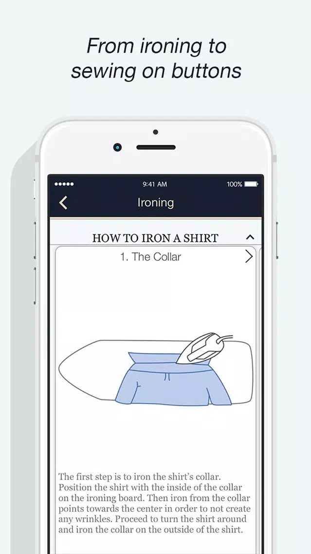Gentleman Tools - How to Tie a Tie, Size Converter, Dress Codes, Ironing Guide, Wine Glossary Screenshots