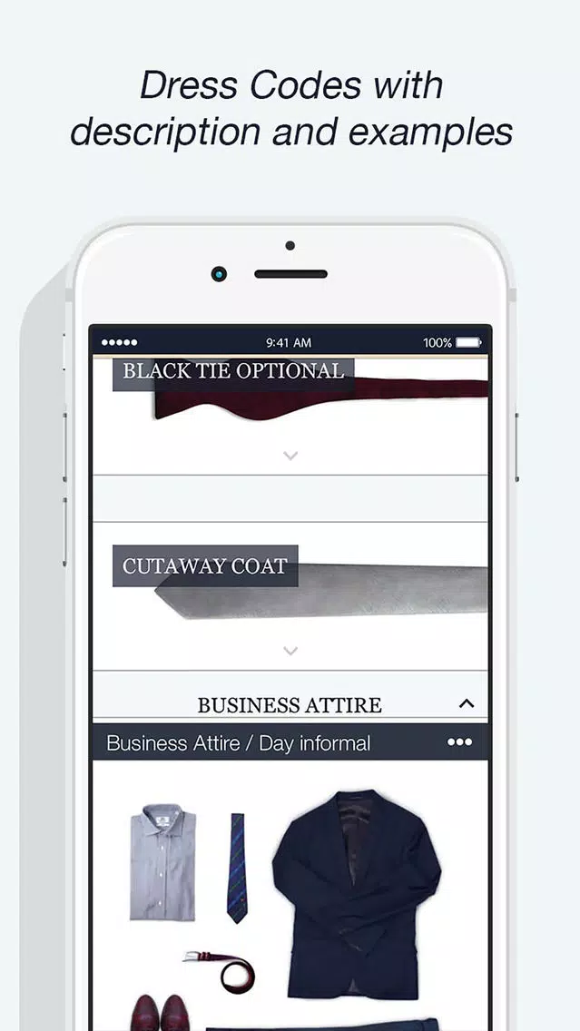 Gentleman Tools - How to Tie a Tie, Size Converter, Dress Codes, Ironing Guide, Wine Glossary Screenshots