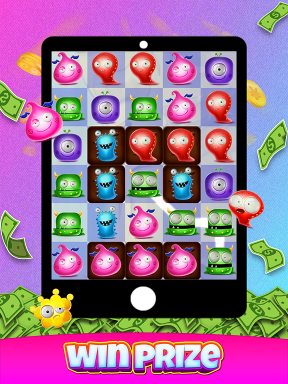 Candy Monster - Win Real Cash iPad Screenshots