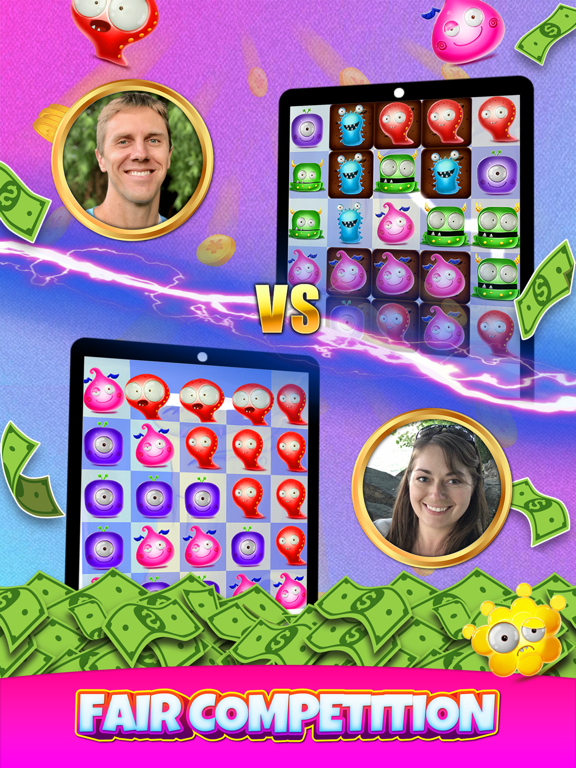Candy Monster - Win Real Cash iPad Screenshots