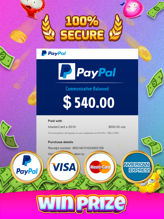 Candy Monster - Win Real Cash iPad Screenshots