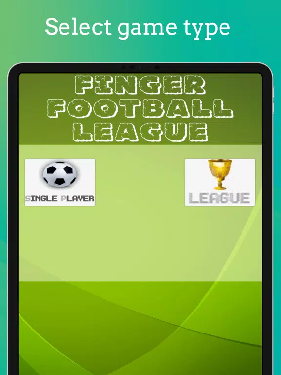 Finger Soccer League iPad Screenshots