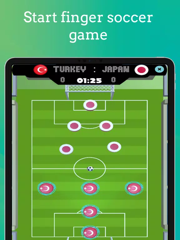 Finger Soccer League iPad Screenshots