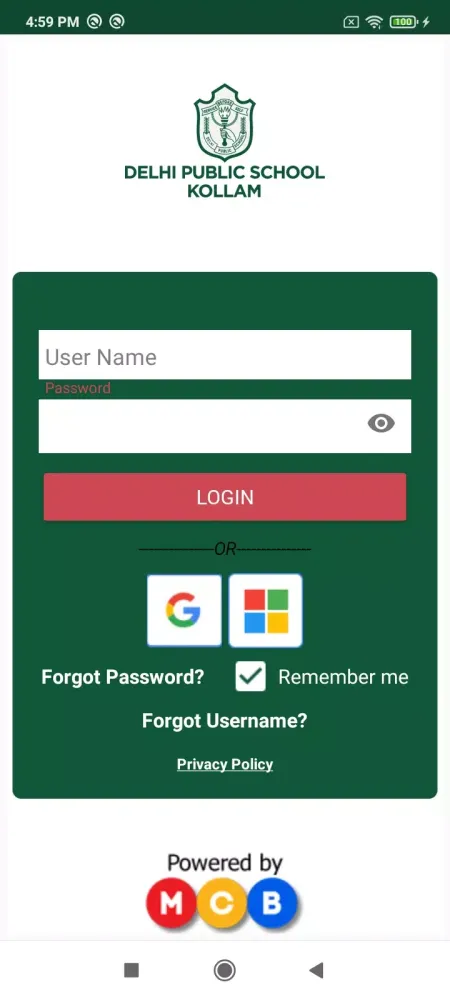 Delhi Public School Kollam Screenshots