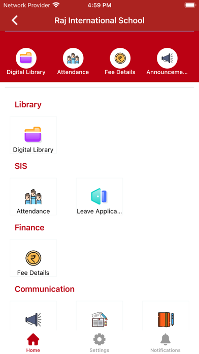 Raj International School Screenshots