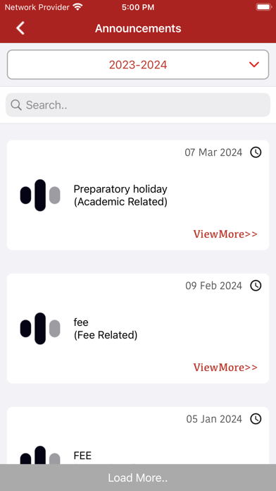 Raj International School Screenshots