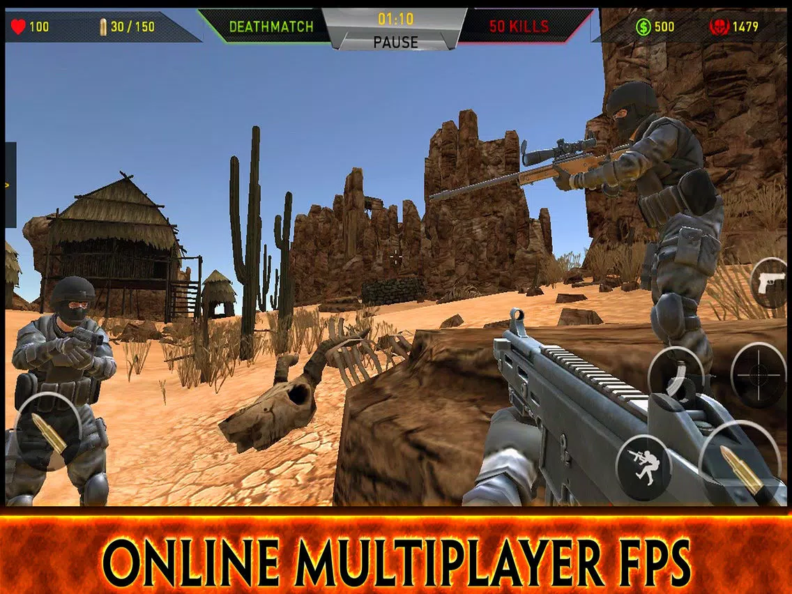 Zrzuty ekranu Vanguard Online - AAA Shooting Free Online Games : Lone Survivor Version iPad 