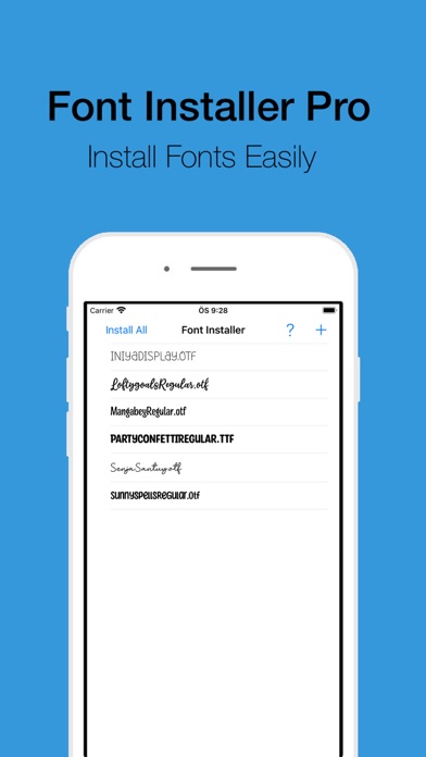Font Installer Pro Screenshots