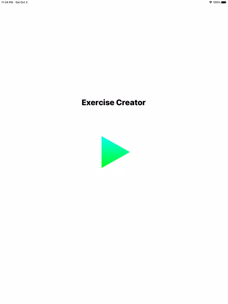 Exercise Creator: Fitness iPad Screenshots