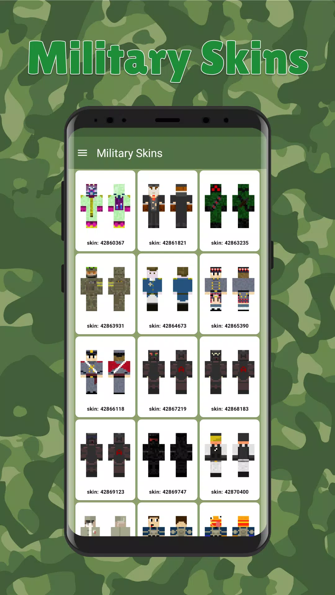 Military Skins سکرین شاٹس