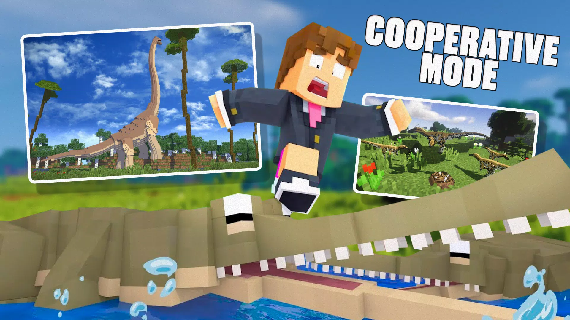 Dinosaur Jurassic Mincraft Mod Screenshots