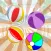 Beach ball shooting game for kids and adult practice skills