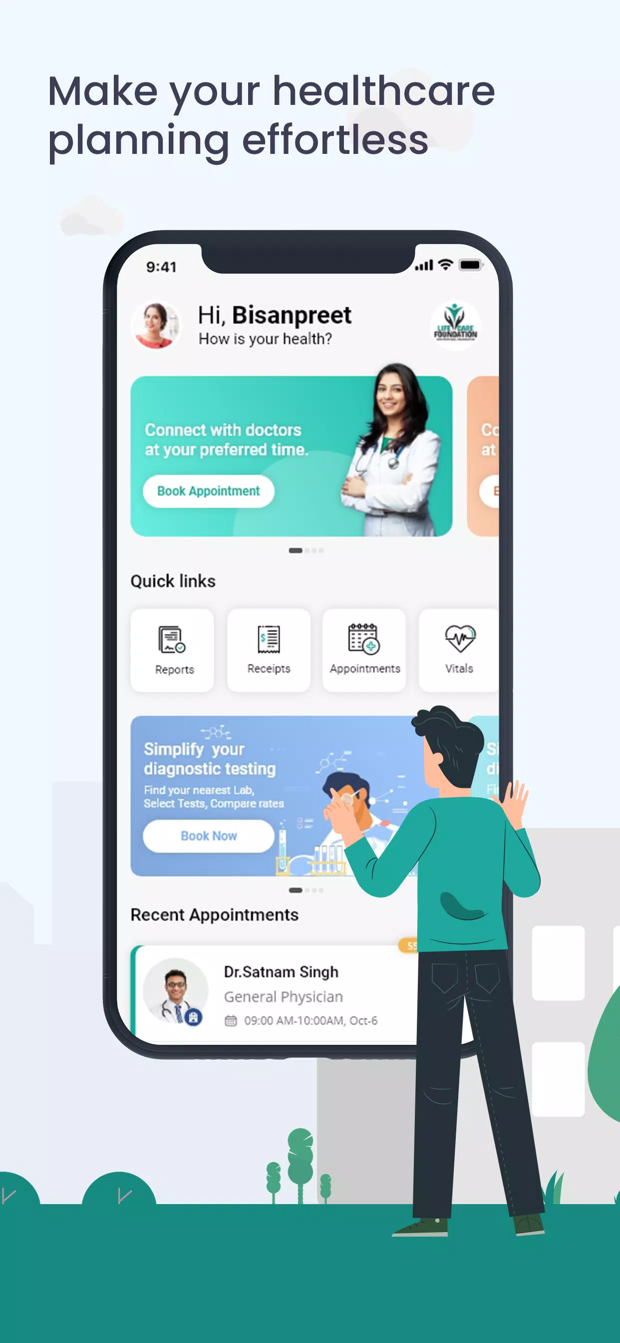 Life Care Foundation Screenshots