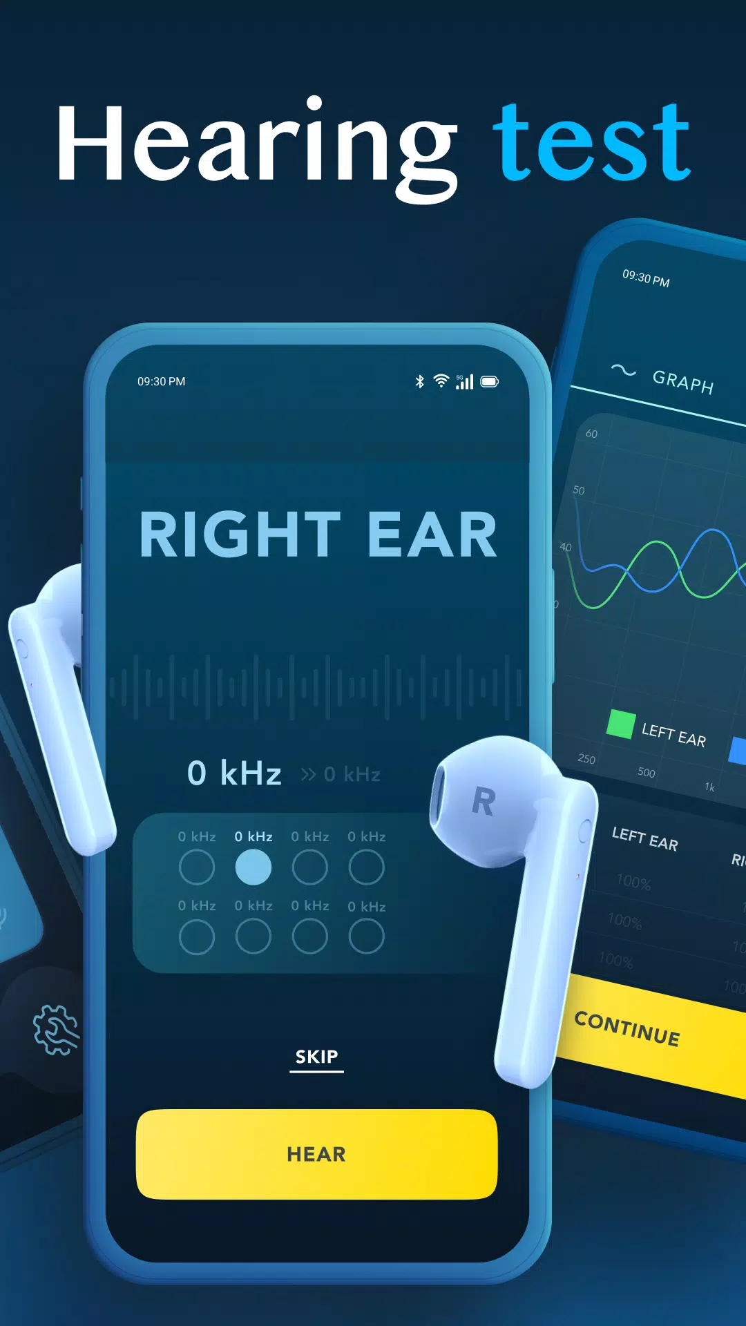 Ảnh chụp màn hình của HEARMOON Super Hearing Aid App