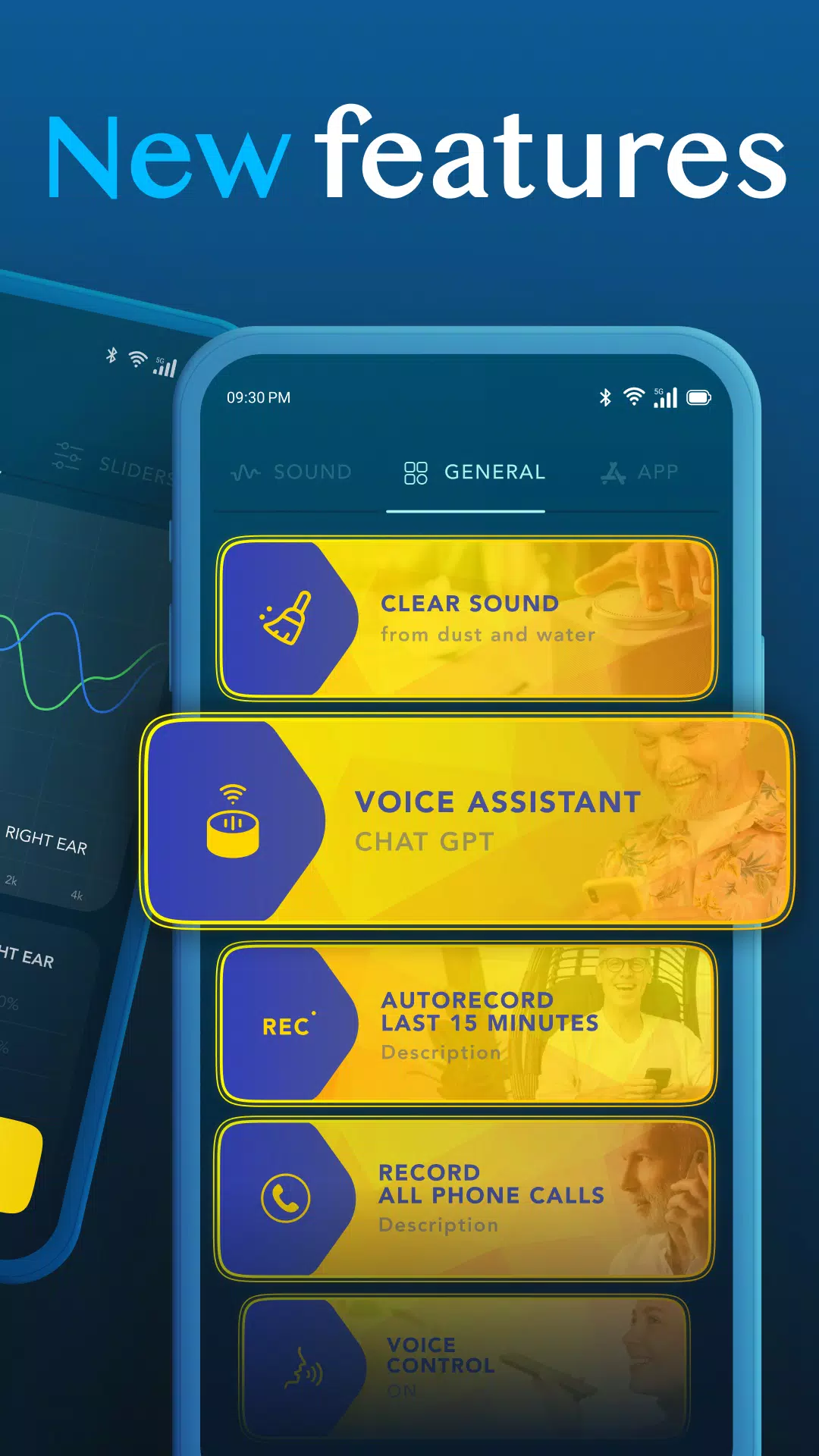 Ảnh chụp màn hình của HEARMOON Super Hearing Aid App
