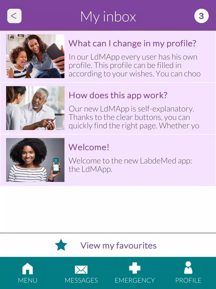 LdMApp iPad سکرین شاٹس