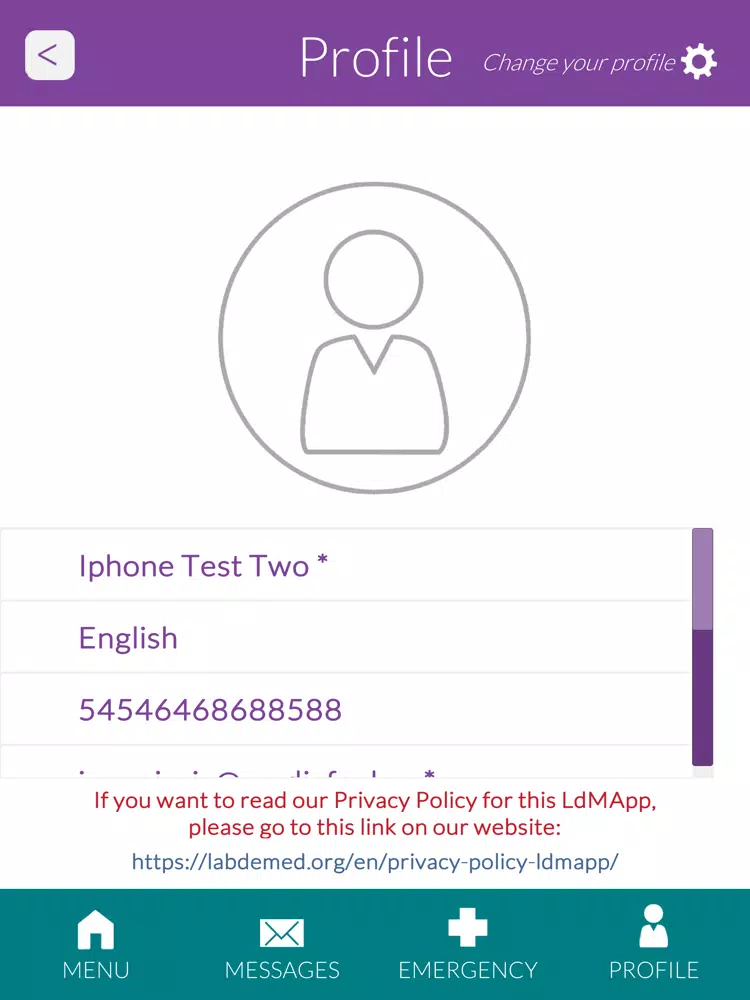 LdMApp iPad سکرین شاٹس