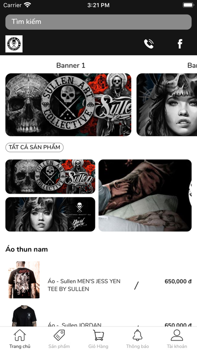 Tangkapan skrin sullenclothing vietnam