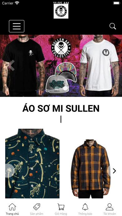 Tangkapan skrin sullenclothing vietnam