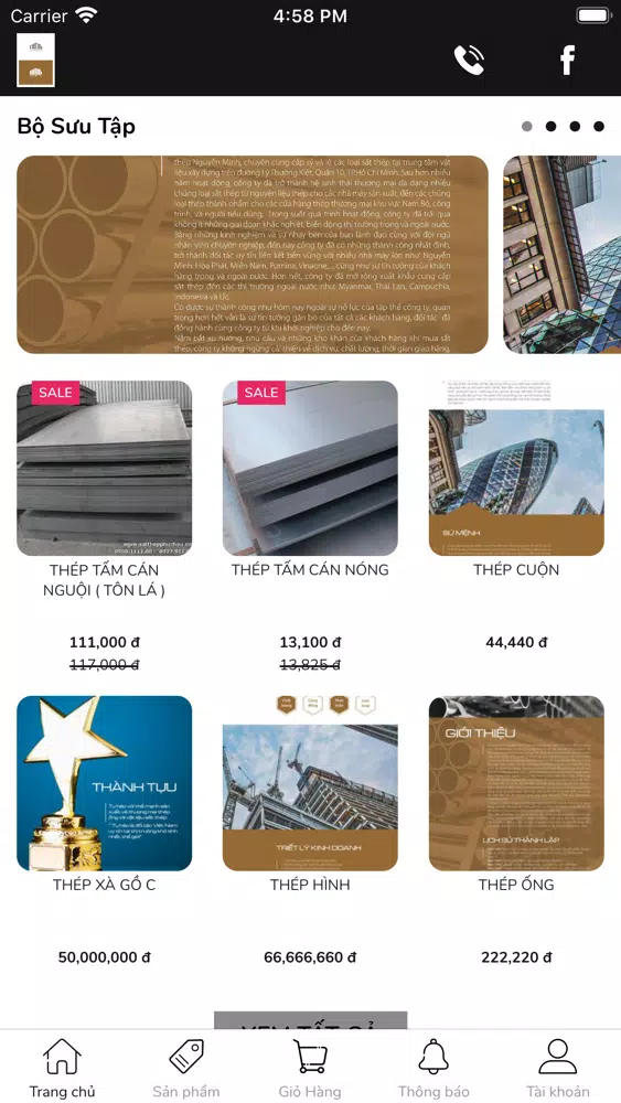 Скриншоты Siêu Thị thép Giá sỉ