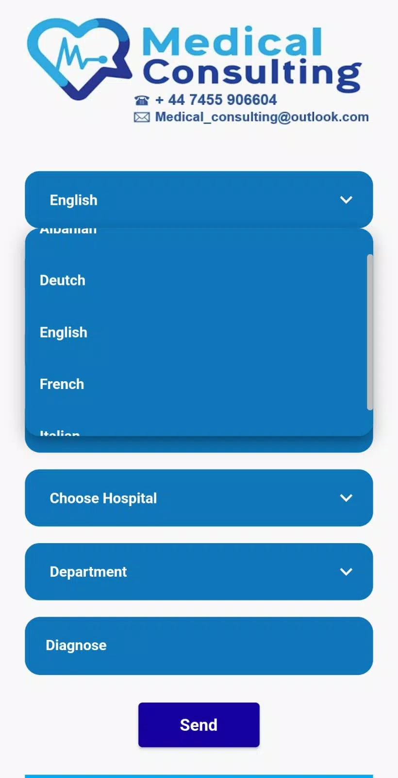 Med Consulting Screenshots
