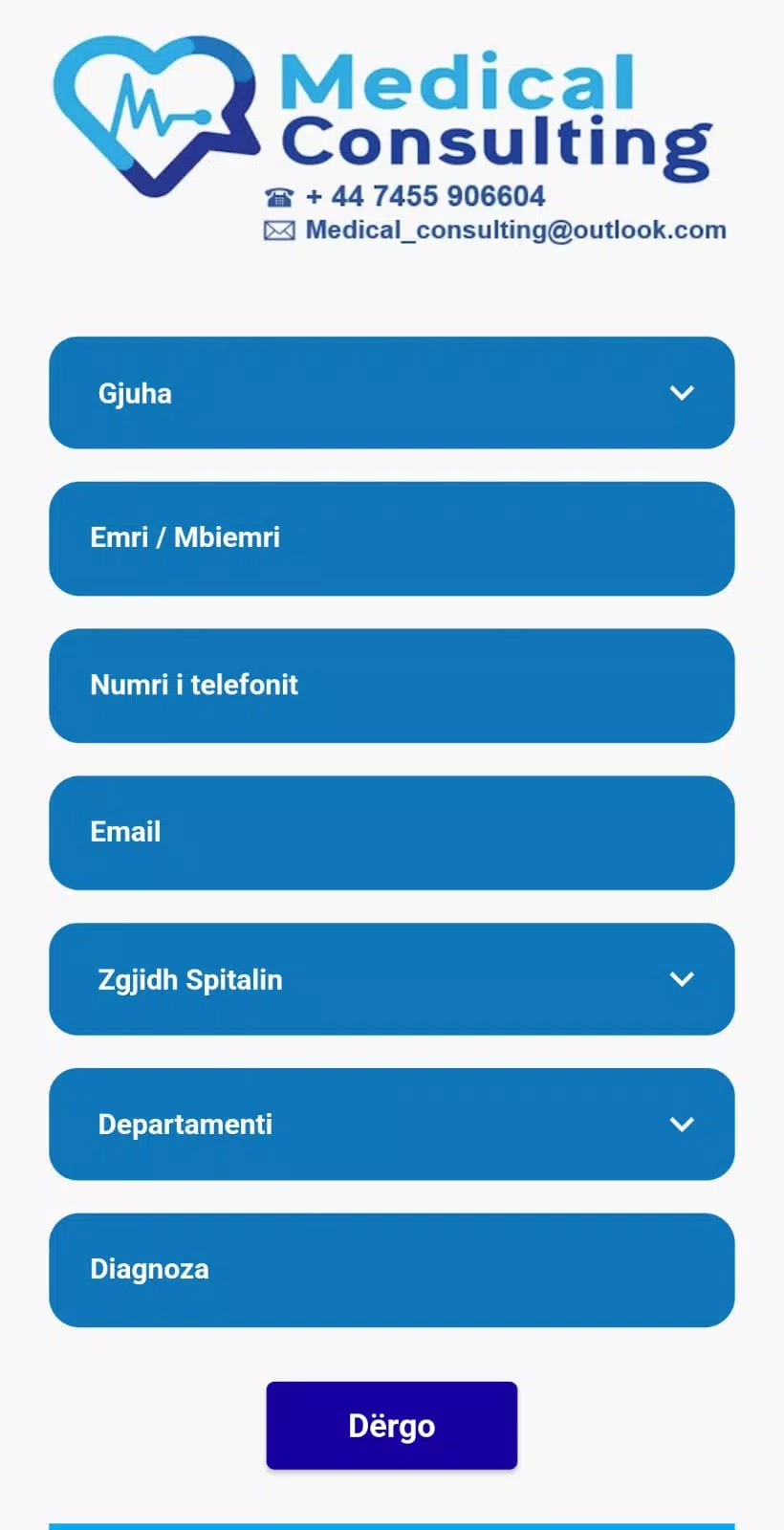 Med Consulting Screenshots
