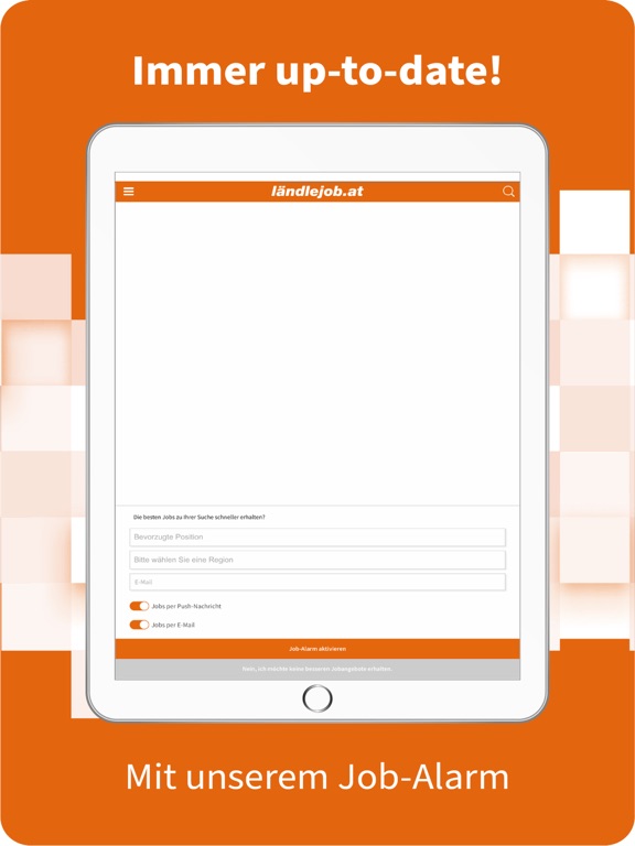 ländlejob.at - Jobs Vorarlberg iPad Screenshots