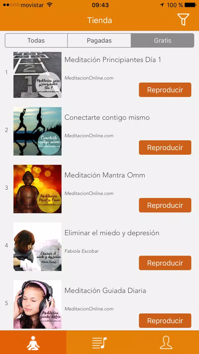 Meditación Online y Guiada Screenshots