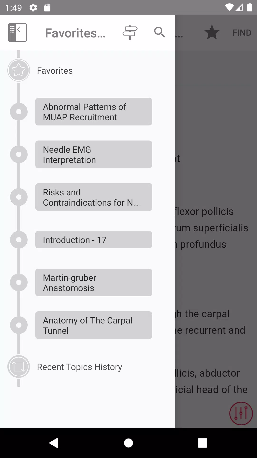 McLean EMG Guide Screenshots