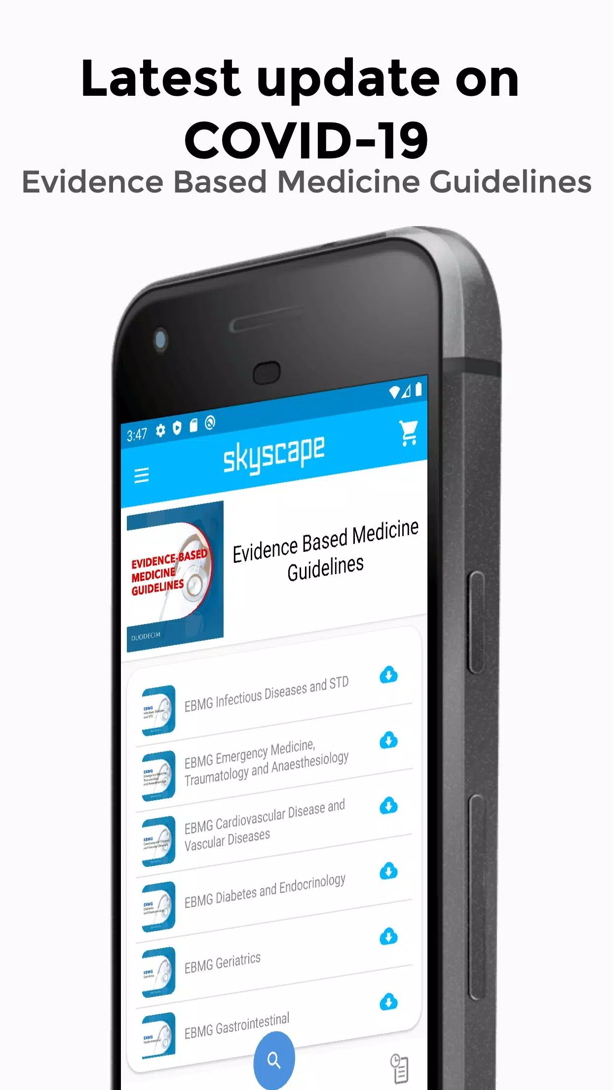 Evidenced Based Medicine Guide Screenshots