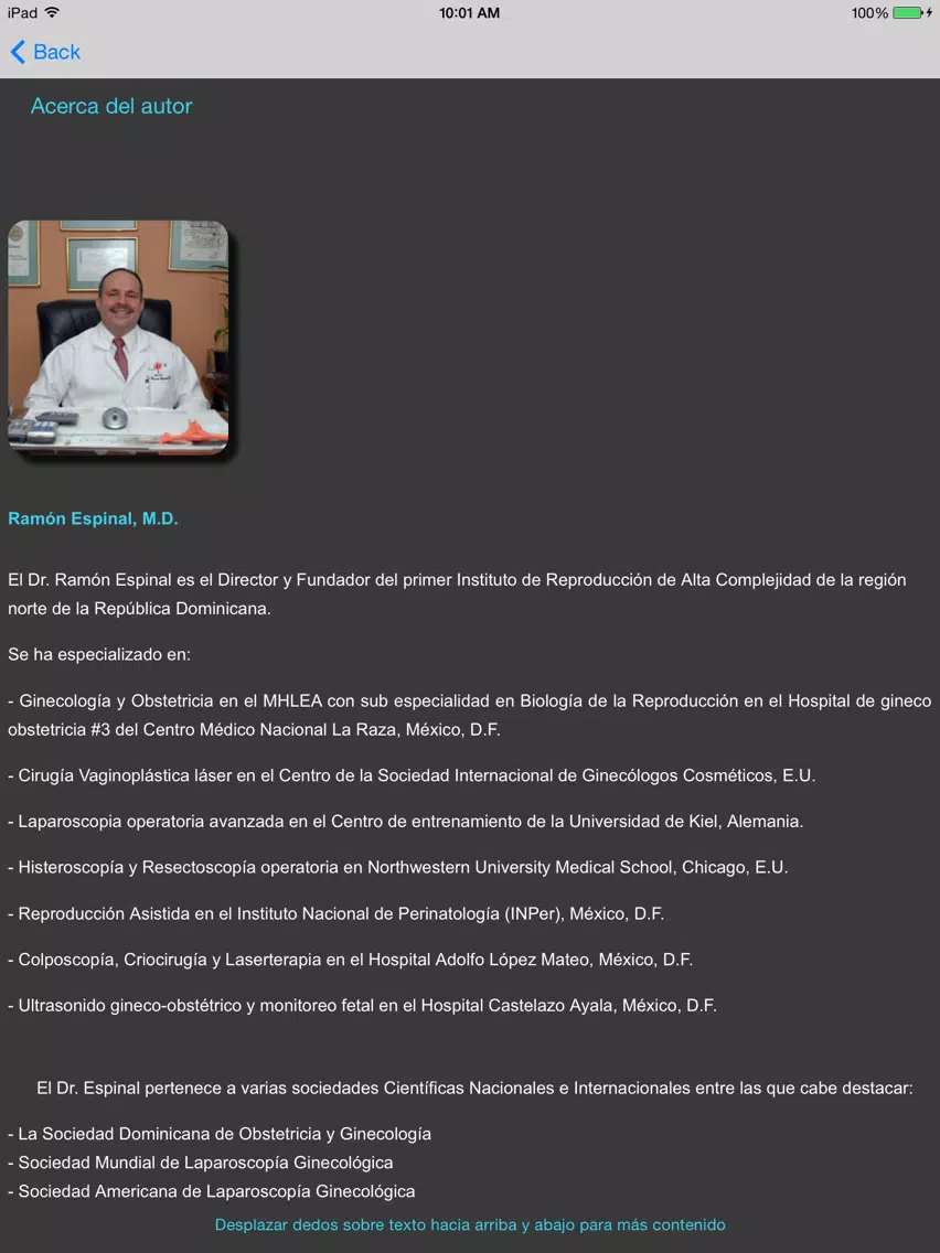 Anatomia Sexual Femenina iPad Screenshots