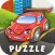 Race Car Match Shape Puzzle