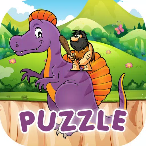 Caveman & Dinosaur Puzzle Quiz Caveman & Dinosaur Puzzle Quiz