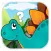 Dinosaur pet Flashcard Puzzle